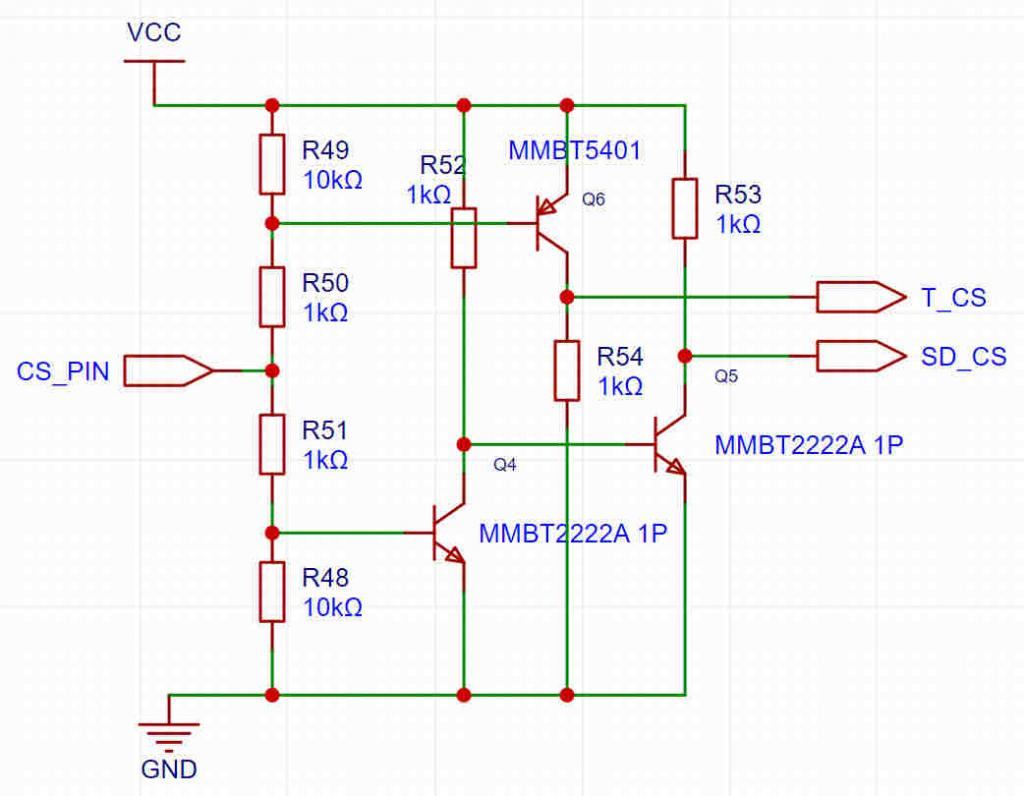Circuit for Combined Chip Select