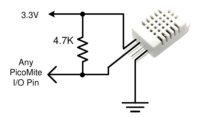 DHT22 circuit example